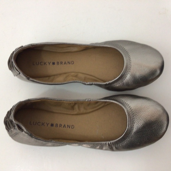 Lucky Brand Silver Echo2 Ballet Flats, 6M - Picture 7 of 9